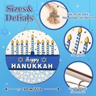 Happy Hanukkah Welcome Door Sign Chanukah Candlestick Star Wooden Hanging Sig   