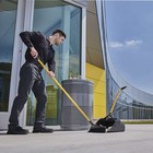 Rubbermaid Commercial 2018781 Dust Pan  Plastic  21-3 4  W  30  L Handle