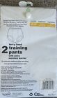 Gerber 2t To 3t 28 To 35 Lbs Training Pants Pink   White With Flowers 2 Pack