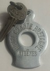 Hotel Grande Bretagne Athens Greece Chunky Metal Hotel Room Key  632 Fob