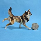 Ooak Custom Schleich Papo Wolf Toy Plastic Animal Figure -zuriya-