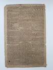 1782 Rare Revolutionary War Newspaper George Washington Celebrates The French