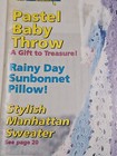 Old Time Crochet Pattern Magazine Spring 2001 Sweater Throw Pillow Tatted Doily
