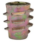 E-z Lok 1 4-20 X 13mm Lg  Zinc Alloy Hex-drive Threaded Insert For Wood  50 Pcs 