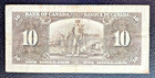 1937 Bank Of Canada  10 Dollars Note  Coyne towers