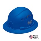 Klein Tools Full Brim Style Vented Hard Hat Blue