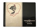 Vintage Chesapeake Ohio Lines Playing Cards New Stamp Sealed Cats Kitten 2 Decks