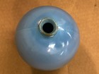Antique Vintage Light Robins Egg Blue Milk Glass Lightning Rod Ball