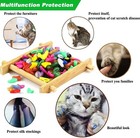Victhy 100pcs  10 Colors  Cat Nail Caps Cat Claw Caps Cat Nail Covers