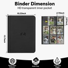 540 Pocket Trading Card Binder 9 Pocket Album For Tcg Mtg Sports Cards