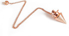 Copper Metal Dowsing Pendulum  Unique Design Reiki Chakra Pendulum  Cone Shape D