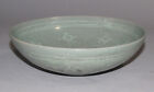 A Very Fine rare Korean Celadon Inlaid Shallow Bowl-13th C 