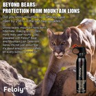 Feloiy Bear Spray Repellent 11oz Personal Defense Protection W  Holster
