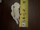Borzoi Russian Wolfhound Pin Vintage Bakelite  Plastic French