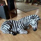 Black   White Zebra Figurine Sculpture Decorative Zebra Animal Figurine Italian