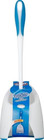 Corner Toilet Bowl Brush With Holder Caddy Under Rim