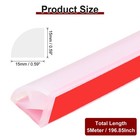 197 Inch Flexible Quarter Round Molding  Bendable Peel And Stick Trim  Clear