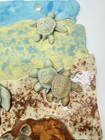 Ceramic Handmade Sea Turtles Ocean Wall Art Decor Handmade In St Croix 11x10