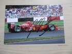 Michael Schumacher  ferrari  Autograph Signed 10x15 Cm Postcard Acoa