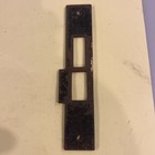 Antique Victorian Lock Strike Plate 1890 Door House Cast Iron