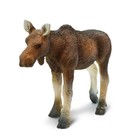 Cow Moose Miniature Animal Safari Toy Figure 4 2  L 4 5  H