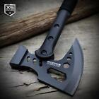 Black Throwing Axe Tactical Tomahawk Hatchet Survival Multi Tool Hammer   Sheath