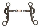 Aj Tack Argentine Three Piece Copper Dog Bone Snaffle Bit