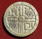 Uruguay 1000 Pesos 1969 So Silver Coin Km 55 T11177
