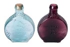 Clavenger Glass Bottle Bank Set  First National Bank  bernardsville  Nj  - 1980