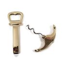 Vintage Antique Style Brass Boat Anchor Wine Corkscrew Beer Bottle Opener