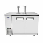 58  Direct Draw Stainless Door 2 Keg Draft Beer Kegerator Cooler  Atosa Mkc58gr