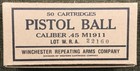 Winchester Repeating Arms Co  M1911  45 Acp Wwii New Replica 50 Round Ammo Boxes