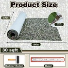 Tinideya Boat Flooring Eva Foam 94   X 47  X 47   Camo Jungle