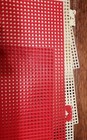 Lot   8 Darice Plastic Canvas Sheets  10 5  X 13 5  Rectangles    Various Colors