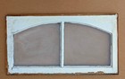 32 x17  Antique Vintage Old Wood Wooden Sash Window 2 Arched Glass Lites Panes