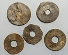 1706-1821  18th-19th Century  Sumatra Palembang Sultanate Pitis  6 Coins Set  i5