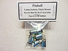 6 Ced P-l105 New  Pinball Flush Mount Lamp Sockets  For 44  47  Or Led Bayonet