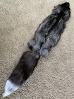 Ranch Silver Fox Fur Hide Pelt Tanned Rustic Decor Log Cabin Wild Country Furs