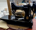 Singer Featherweight 221 Centennial 1951 Original Case   Attachments Tested
