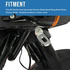 Touchless Tie Down Bracket Fit For Harley Touring Road King Electra Street Glide