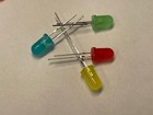 Flashing Blinking  Leds Led 5mm Red Blue Yellow Green Qty 12