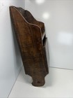Antique Primitive Wooden Dairy Scoop Wall Box