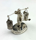 Japanese 950 Sterling Salt   Pepper Water Bearer