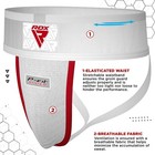 Rdx Groin Protector With Cup For Muay Thai  Kickboxing  Men   s Abdo Guard