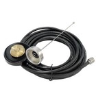 Nmo Mount Magnetic Base Mini Uhf Plug With Slim Long Antenna  For Mobile Radio