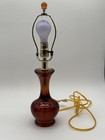 Vintage Amberina Lucite Lamp Glows Under Uv Light No Shade