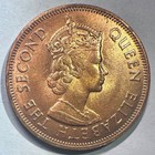 1969 Mauritius 5 Cents  Unc bu