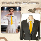 Pre-tied Ties For Women  Neck Tie For Women Business Daily Date