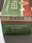 Singer Zigzag Attachment 160620 Made In U s a  W  Box   Manual Instructions
