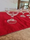 Vintage Cg Quartex Glass Champagne-sherbet- Mid Century Modern Atomic Star Dust